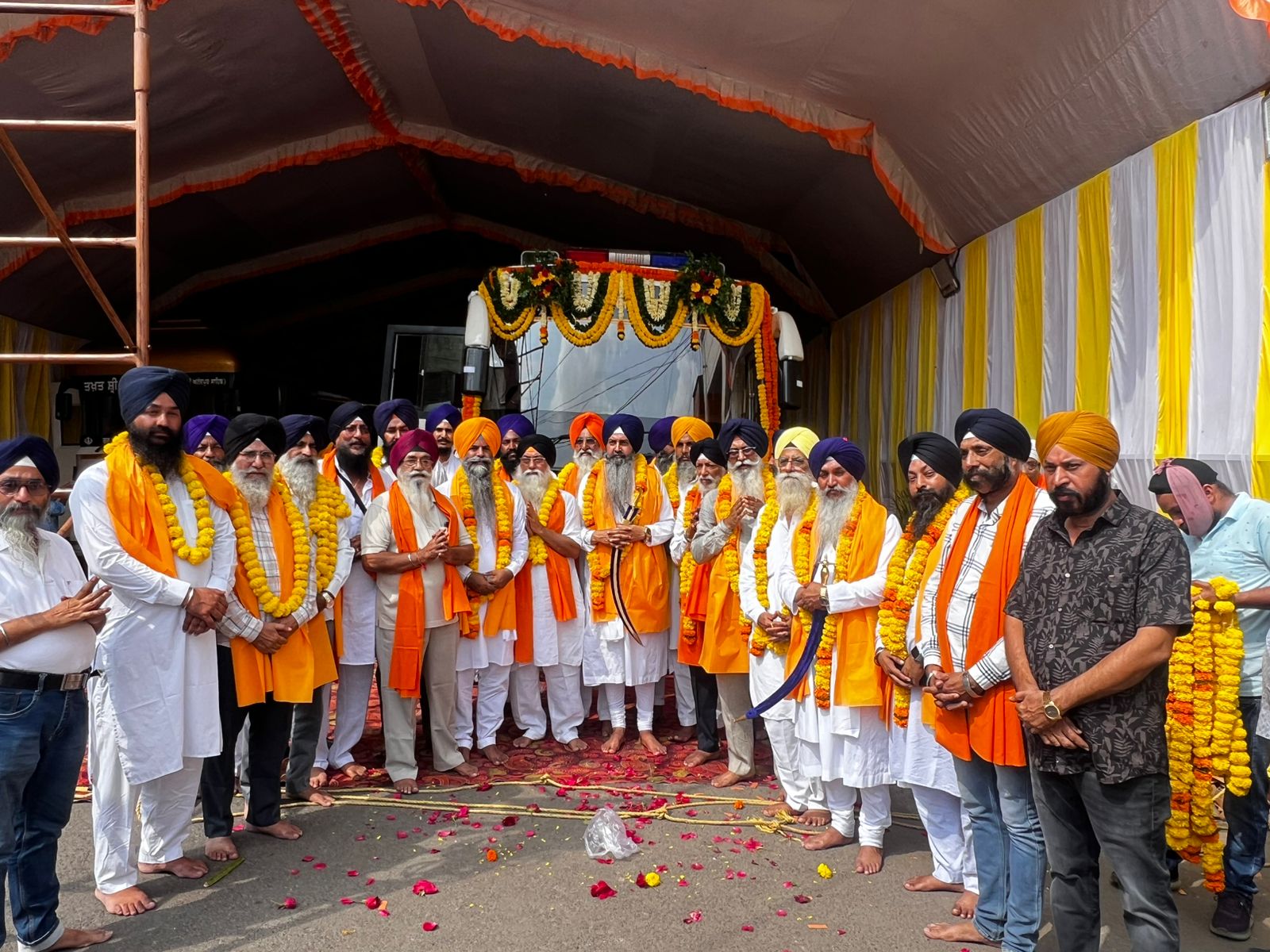ਸ਼ਹੀਦੀ ਨਗਰ ਕੀਰਤਨ ਸਾਗਰ (ਭਗਵਾਨ ਗੰਜ) ਤੋਂ ਭੋਪਾਲ ਲਈ ਰਵਾਨਾ