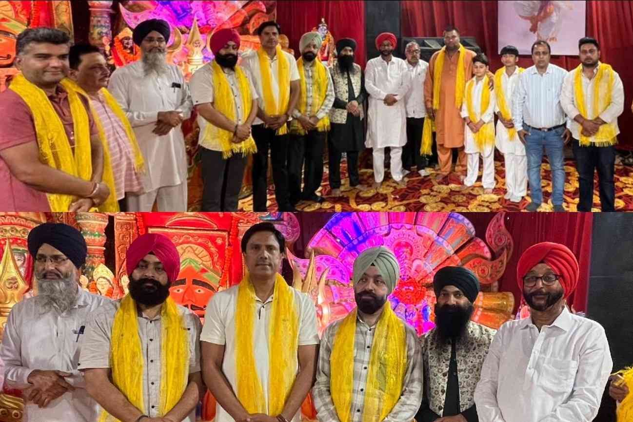 23ਵੇਂ ਵਿਸ਼ਾਲ ਮਾਤਾ ਰਾਣੀ ਜਾਗਰਣ ਤੋਂ ਪਹਿਲਾਂ ਬਾਲਾ ਜੀ ਮਹਾਰਾਜ ਦੀ ਚੌਂਕੀ ਨਾਲ ਬਣਿਆ ਭਗਤੀਮਈ ਮਾਹੌਲ