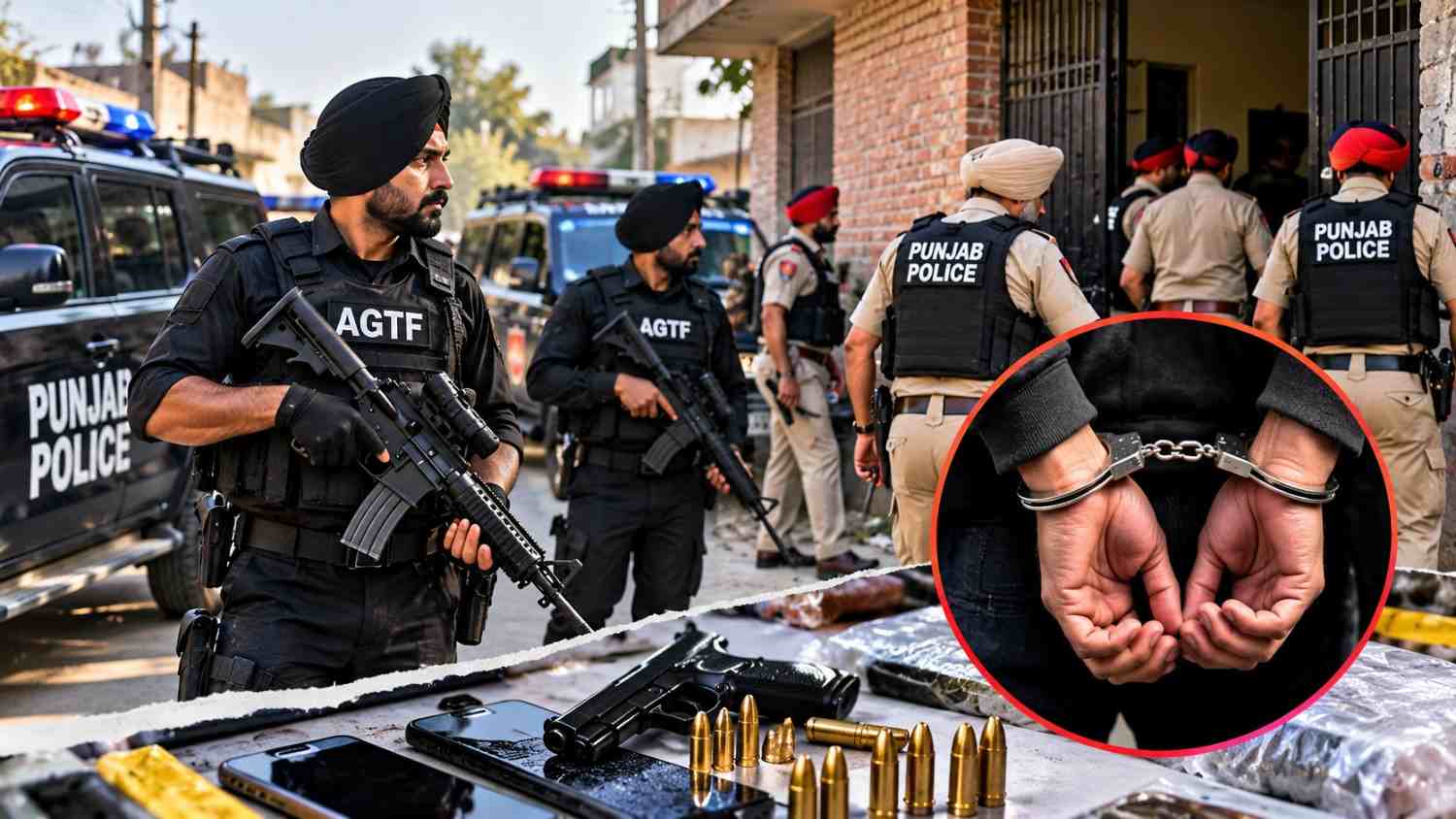 ਪੰਜਾਬ ਵਿੱਚ ਗੈਂਗਸਟਰਾਂ ਖ਼ਿਲਾਫ਼ ਪੁਲਿਸ ਦੀ ਵੱਡੀ ਮੁਹਿੰਮ: ਇੱਕ ਦਿਨ ਵਿੱਚ 230 ਗ੍ਰਿਫ਼ਤਾਰੀਆਂ, 563 ਥਾਵਾਂ ’ਤੇ ਛਾਪੇ