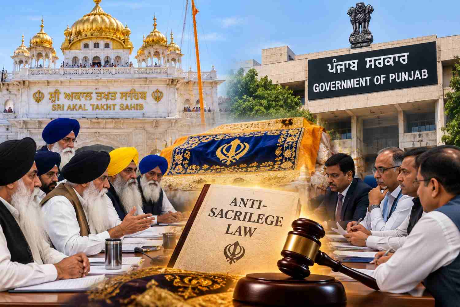 ਐਂਟੀ-ਸੈਕਰਿਲੇਜ ਕਾਨੂੰਨ ’ਤੇ ਸਰਕਾਰ ਅਤੇ ਅਕਾਲ ਤਖ਼ਤ ਦੇ ਪੈਨਲ ਵਿਚਕਾਰ ਗੱਲਬਾਤ ਅਜੇ ਸ਼ੁਰੂ ਨਹੀਂ