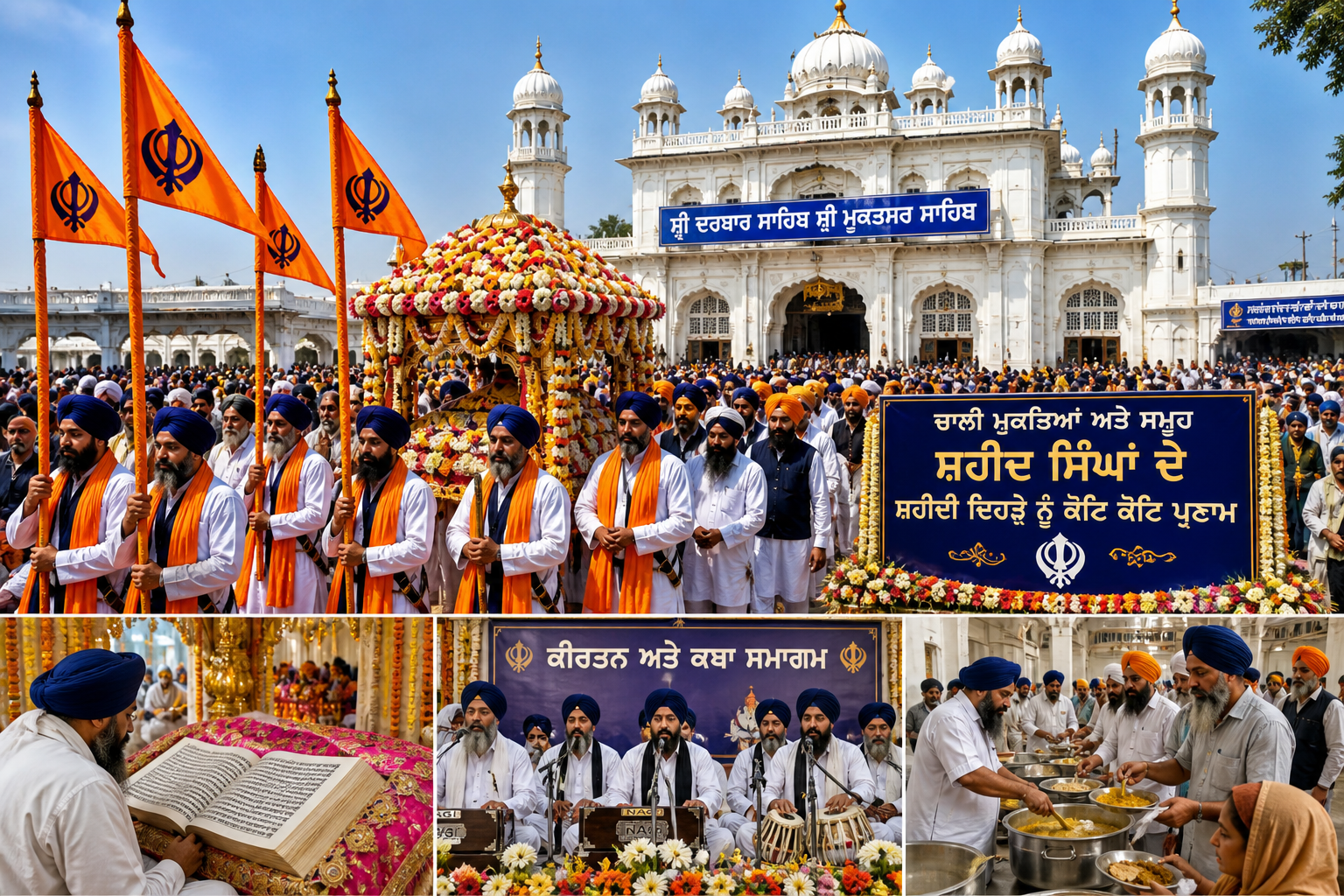 ਚਾਲੀ ਮੁਕਤਿਆਂ ਦੀ ਯਾਦ ਵਿੱਚ ਸ੍ਰੀ ਮੁਕਤਸਰ ਸਾਹਿਬ ਵਿਖੇ ਸ਼ਹੀਦੀ ਸਮਾਗਮਾਂ ਦਾ ਆਗਾਜ਼
