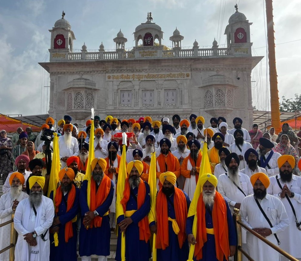 ਸ਼ਹੀਦੀ ਨਗਰ ਕੀਰਤਨ ਤਖ਼ਤ ਸ੍ਰੀ ਹਜ਼ੂਰ ਸਾਹਿਬ ਵਿਖੇ ਦੋ ਦਿਨ ਦੇ ਪੜਾਅ ਮਗਰੋਂ ਔਰੰਗਾਬਾਦ ਲਈ ਰਵਾਨਾ