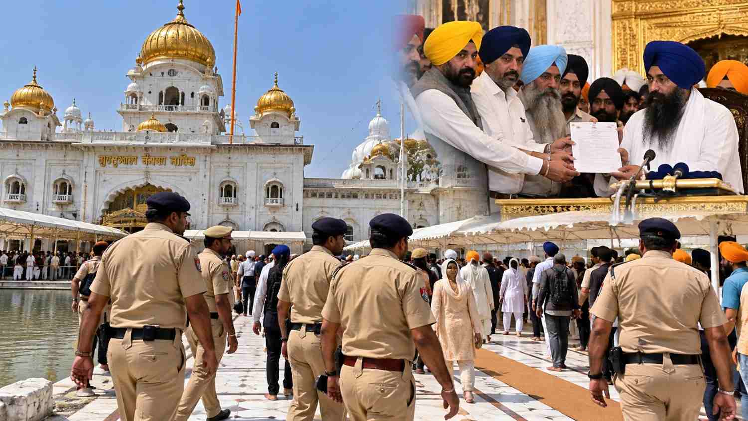 ਗੁਰਦੁਆਰਾ ਬੰਗਲਾ ਸਾਹਿਬ ਵਿਵਾਦ ਅਕਾਲ ਤਖ਼ਤ ਸਾਹਿਬ ਪਹੁੰਚਿਆ, ਪੁਲਿਸ ਦੀ ਕਾਰਵਾਈ ਅਤੇ ਧਾਰਮਿਕ ਮਰਿਆਦਾ ’ਤੇ ਉੱਠੇ ਸਵਾਲ