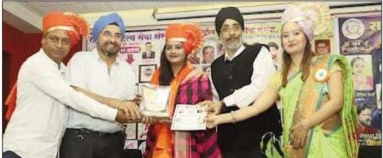 ਰਾਸ਼ਟਰੀ ਸਾਹਿਤ ਸੇਵਾ ਸੰਸਥਾ ਵੱਲੋਂ ਗੁਰਬੀਰ ਸਿੰਘ ਮਖੀਜਾ ਨੂੰ ਕੀਤਾ ਗਿਆ ਸਨਮਾਨਿਤ