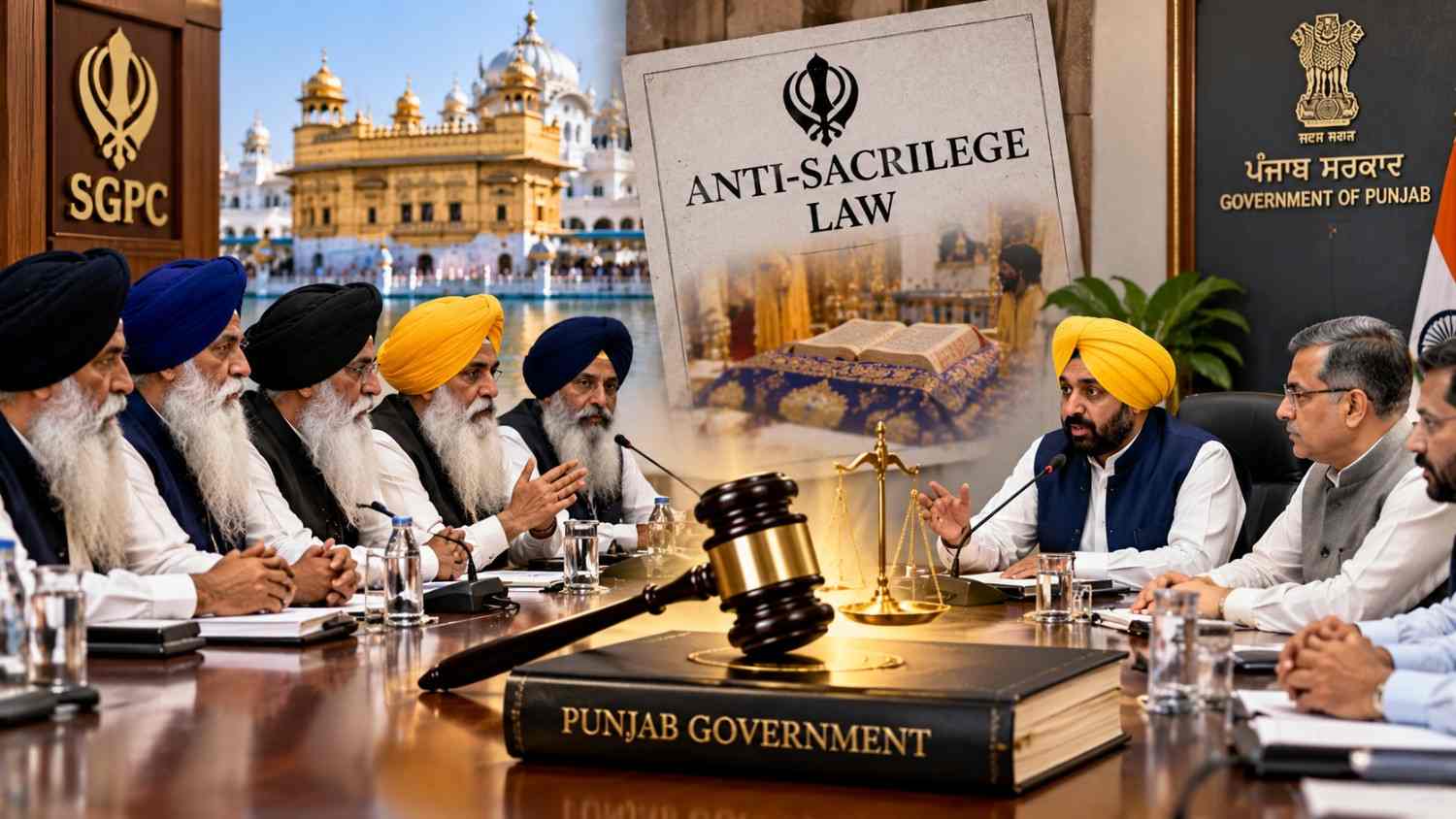 ਐਂਟੀ-ਬੇਅਦਬੀ ਕਾਨੂੰਨ ’ਤੇ ਪੰਜਾਬ ਸਰਕਾਰ ਅਤੇ SGPC ਵਿਚਕਾਰ ਗੱਲਬਾਤ ਦੀ ਤਿਆਰੀ