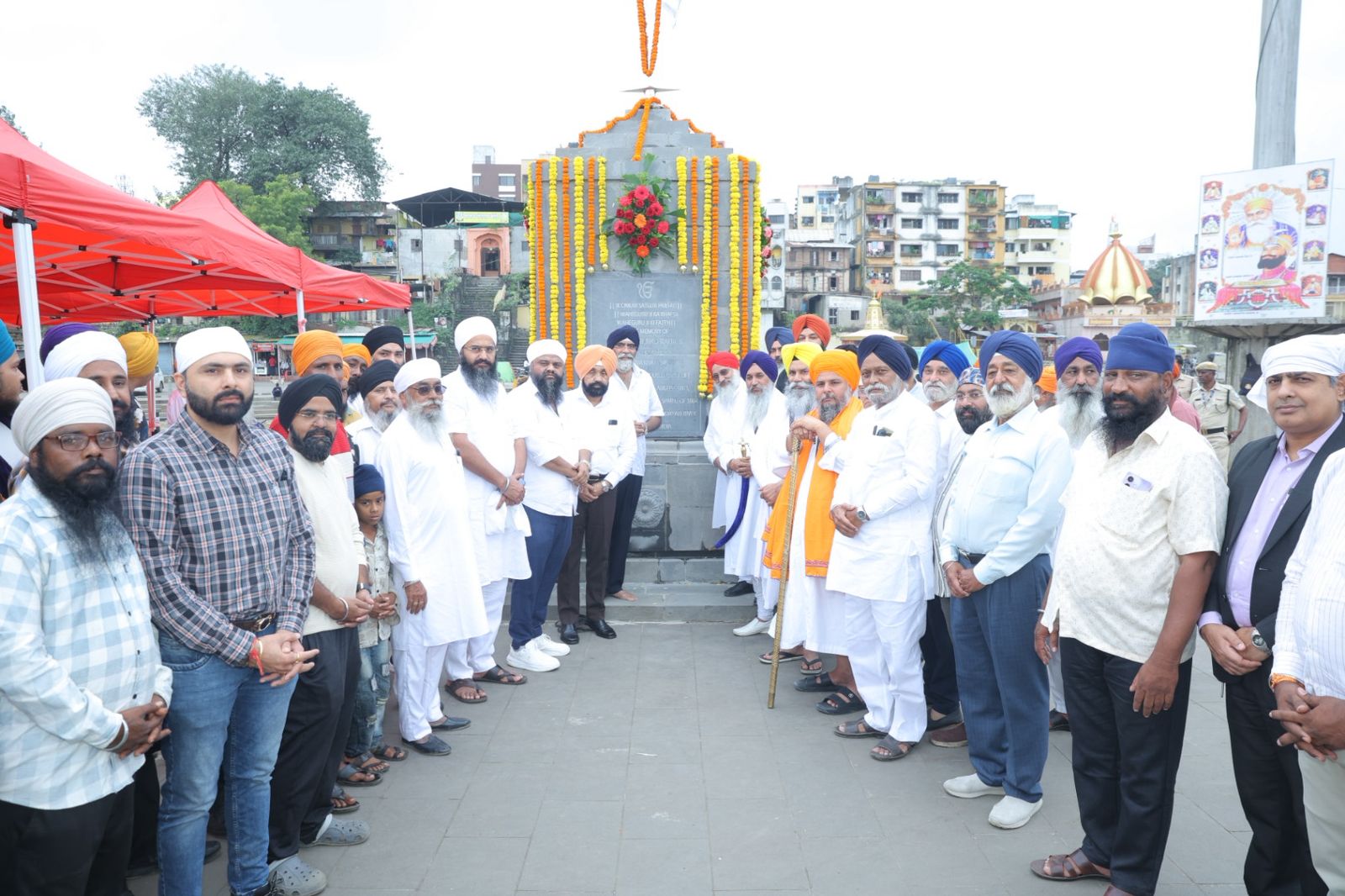 ਮਹਾਰਾਣੀ ਜਿੰਦ ਕੌਰ ਦੀ ਅੰਤਿਮ ਸੰਸਕਾਰ ਅਸਥਾਨ ਨਾਸਿਕ ਵਿਖੇ ਮੁੜ ਨਿਰਮਾਣ ਯਾਦਗਾਰੀ ਸਮਾਧ ਦਾ ਉਦਘਾਟਨ