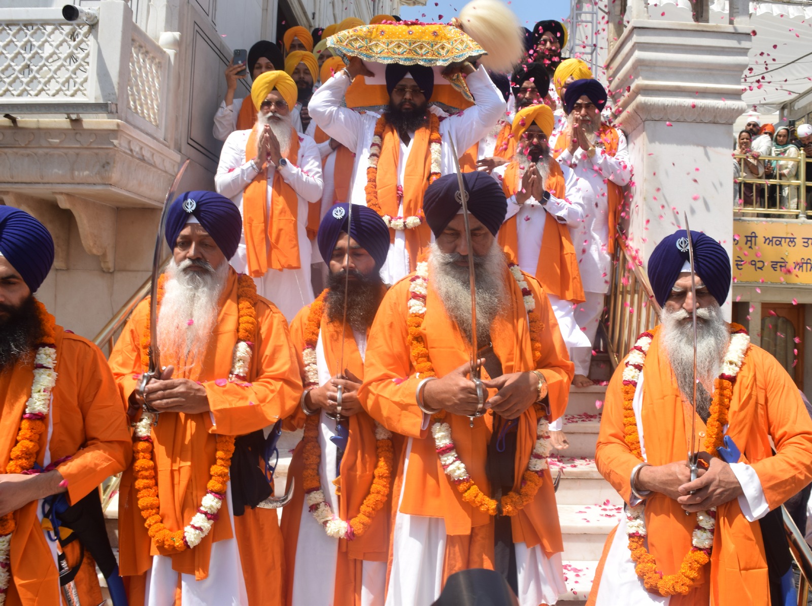 ਸ੍ਰੀ ਗੁਰੂ ਤੇਗ ਬਹਾਦਰ ਸਾਹਿਬ ਦੇ ਪ੍ਰਕਾਸ਼ ਪੁਰਬ ਮੌਕੇ ਸ੍ਰੀ ਅਕਾਲ ਤਖ਼ਤ ਸਾਹਿਬ ਤੋਂ ਸਜਾਇਆ ਨਗਰ ਕੀਰਤਨ